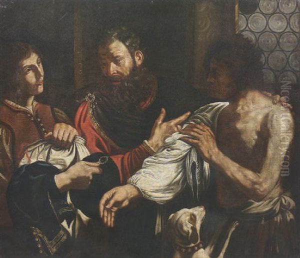 Ritorno Del Figliol Prodigio Oil Painting by Giovanni Francesco Barbieri