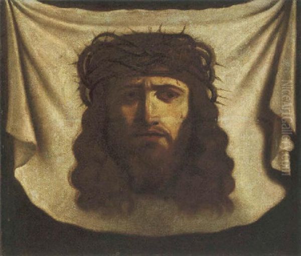Sudario Di Cristo Oil Painting by Giovanni Francesco Barbieri