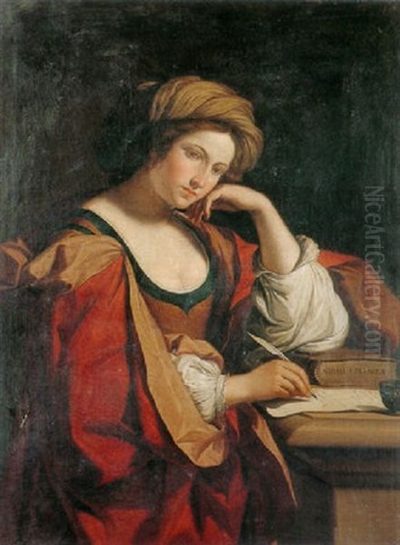 The Persian Sybil Oil Painting by Giovanni Francesco Barbieri