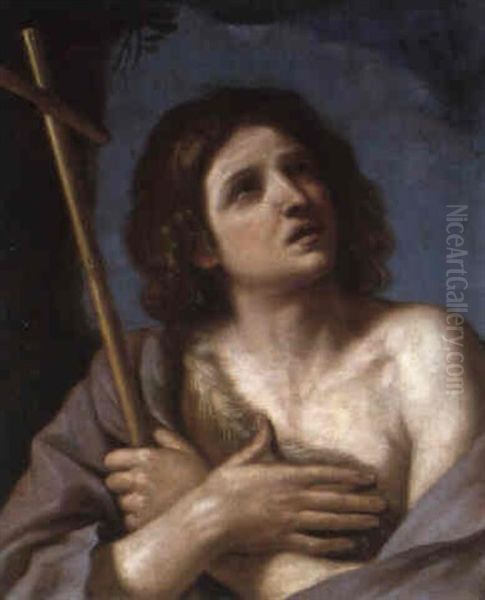 San Giovanni Battista Oil Painting by Giovanni Francesco Barbieri