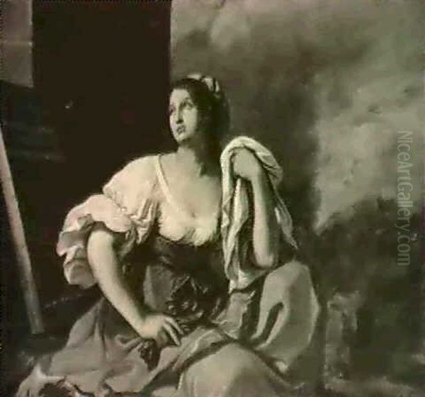 The Erythraean Sibyl Oil Painting by Giovanni Francesco Barbieri