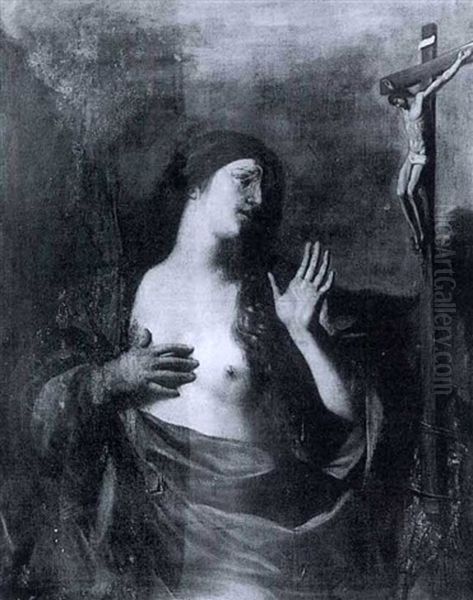The Penitent Magdalene Oil Painting by Giovanni Francesco Barbieri