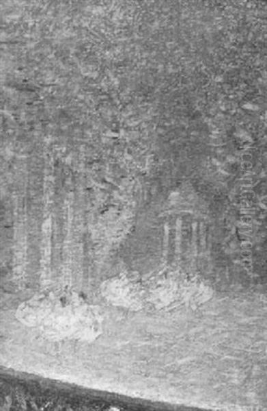 The Ballet Moonlight Oil Painting by Jules Guerin