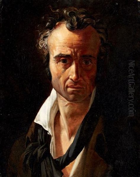 Portrait D'homme Oil Painting by Pierre-Narcisse Guerin