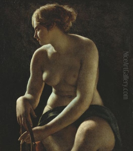 Sappho Oil Painting by Pierre-Narcisse Guerin