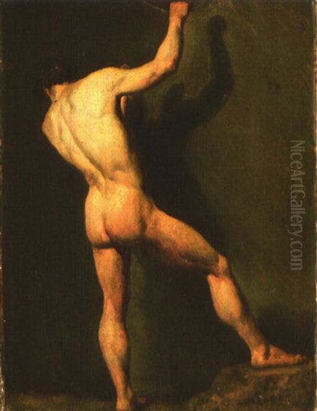 Academie D'homme Oil Painting by Pierre-Narcisse Guerin