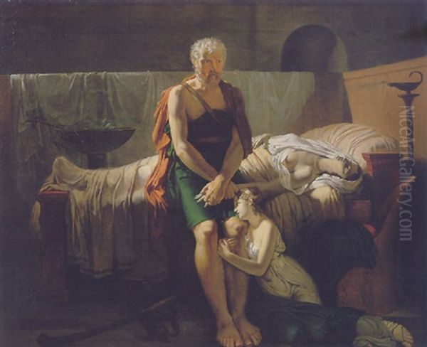 Marcus Sextus Oil Painting by Pierre-Narcisse Guerin