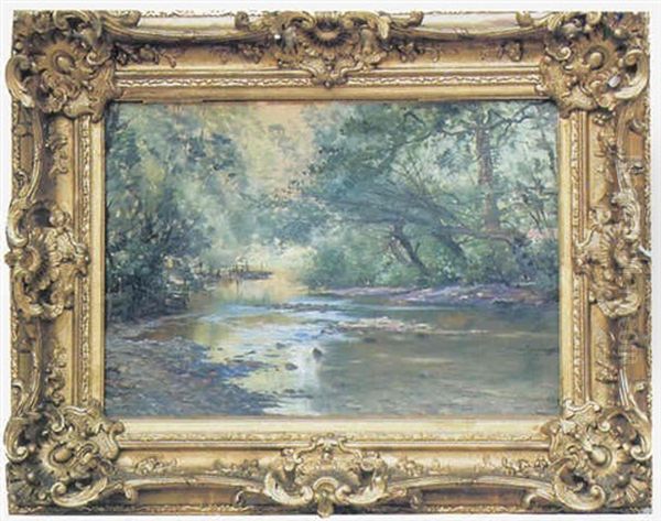 Bords De La Guenelle Oil Painting by Armand Guery