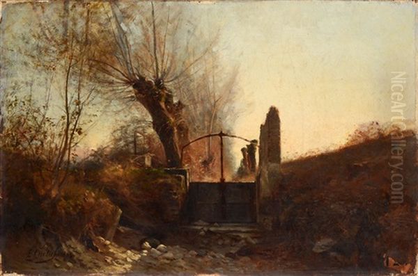 L'ecluse Oil Painting by Laurent Guetal