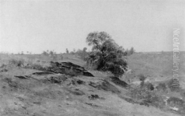 Landschaft In Der Dauphine Oil Painting by Laurent Guetal