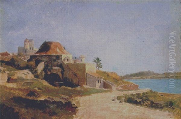 Alrededores De Niza Oil Painting by Laurent Guetal