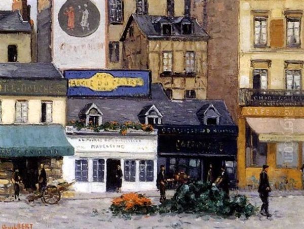 La Place Des Carmes, Jour De Marche Oil Painting by Narcisse Guilbert