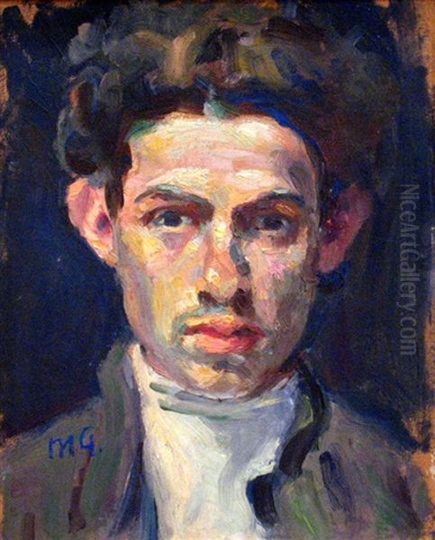 Portrait Of A Man Oil Painting by Meir Gur-Arie