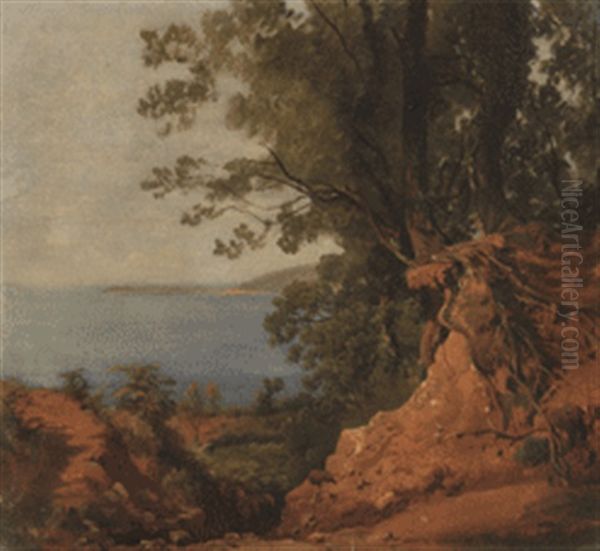 Sudliche Kuste Oil Painting by Louis Gurlitt