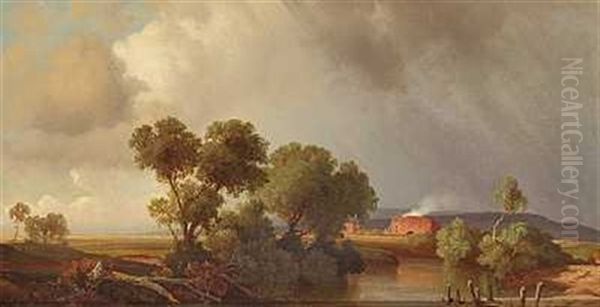 Fra Aricia Oil Painting by Louis Gurlitt