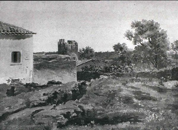 Fra Catania Oil Painting by Louis Gurlitt