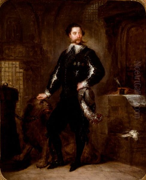 Retrato Del Diputado Don Jose Gutierrez De La Vega Oil Painting by Jose Gutierrez de la Vega