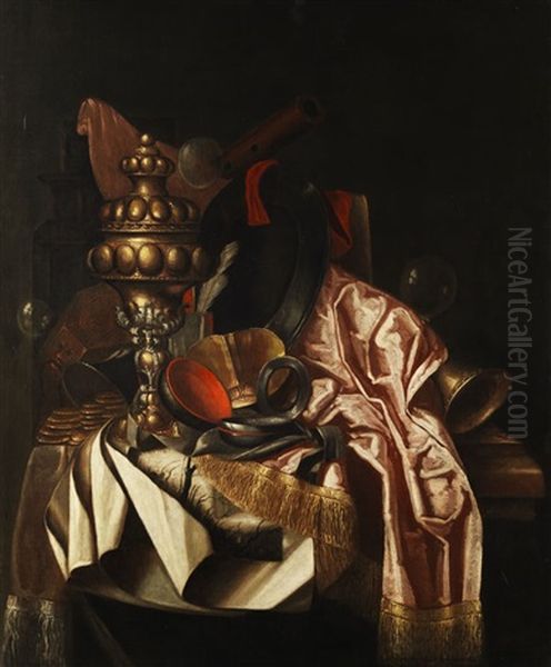 Vanitas-stilleben Oil Painting by Franciscus Gysbrechts