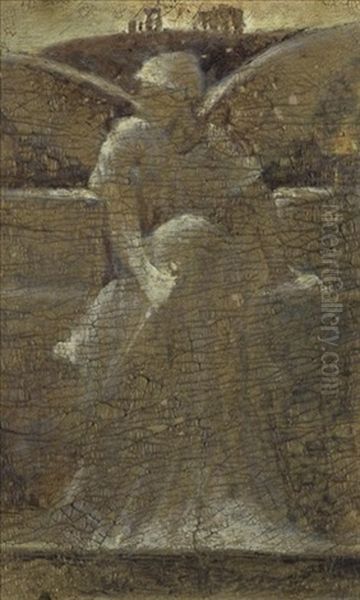 Angel Oil Painting by Nikolaus Gysis