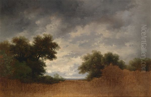 Aus Dem Prater Bei Wien Oil Painting by Remigius Adriannus van Haanen