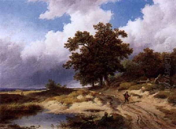 Weite Landschaft Oil Painting by Remigius Adriannus van Haanen