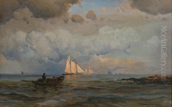 Untitled Oil Painting by Mauritz F. H. de Haas