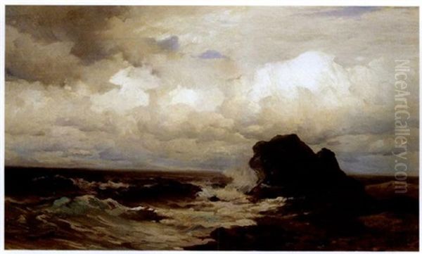Sunlit Clouds Oil Painting by Mauritz F. H. de Haas