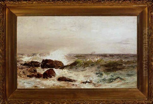 September Storm Oil Painting by Mauritz F. H. de Haas