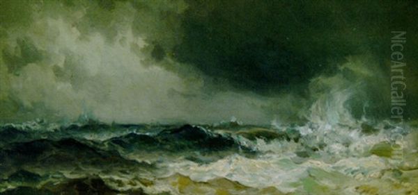 At Montauk Oil Painting by Mauritz F. H. de Haas