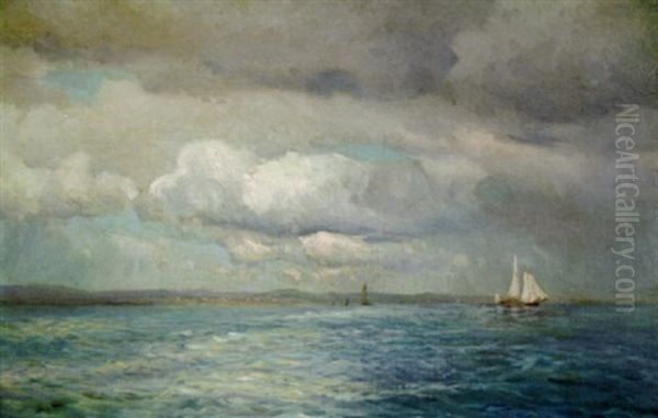 High Clouds Oil Painting by Mauritz F. H. de Haas