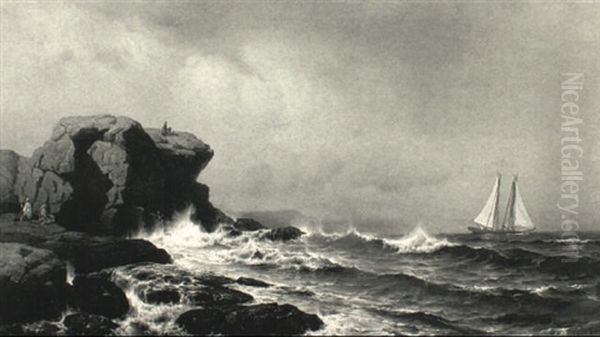 Coastal View, Grand Manan Oil Painting by Mauritz F. H. de Haas