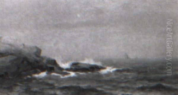 Distant Sails Oil Painting by Mauritz F. H. de Haas