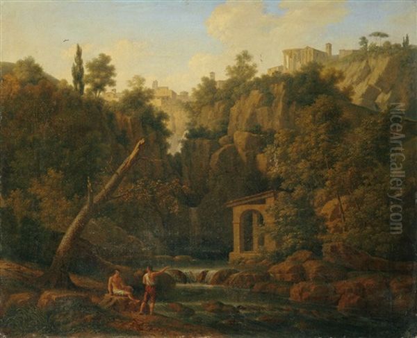 Blick Auf Tivoli Oil Painting by Jacob Philipp Hackert