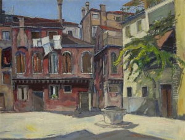 Venedig Oil Painting by Rudolf Hafner
