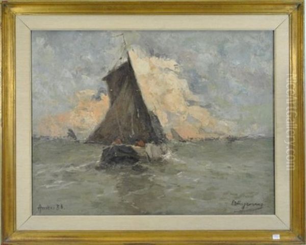 Marine Oil Painting by Maurice Hagemans