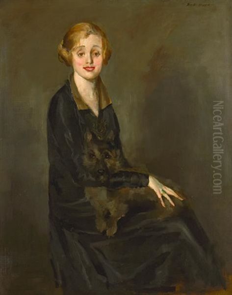 Portrait Of Laurette Taylor Oil Painting by Ben Ali Haggin