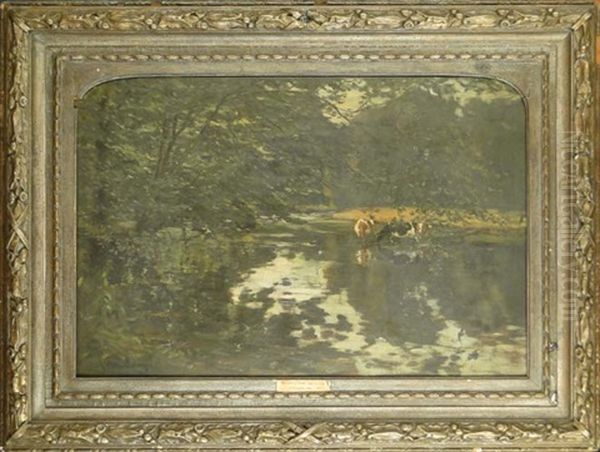 The Codling Shade Wigtownshire Oil Painting by James Hermiston Haig