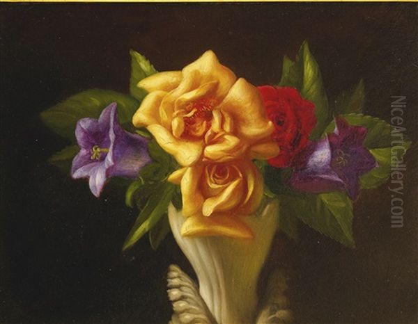 A Summer Bouquet Oil Painting by George Henry Hall