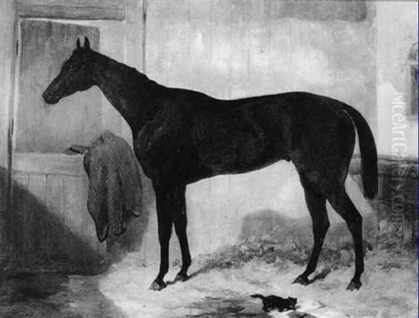 Van Tramp A L'ecurie Oil Painting by Harry Hall