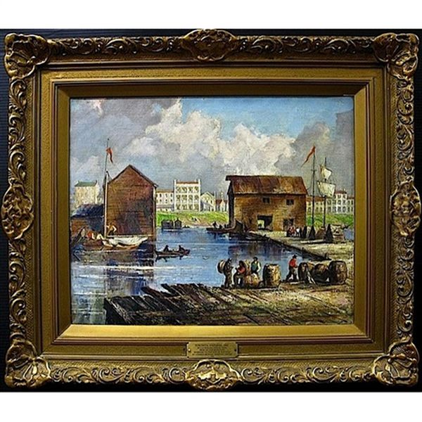 Toronto, Ontario, 1840 (after William Henry Bartlett) Oil Painting by Joseph Sydney Hallam