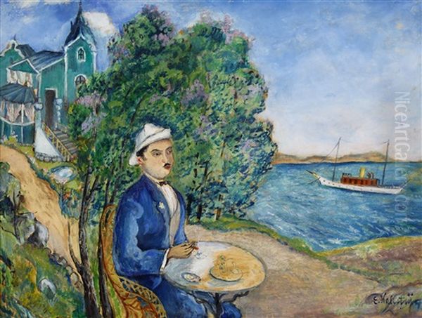 Den Ryske Miljonaren Oil Painting by Eric C. Hallstroem