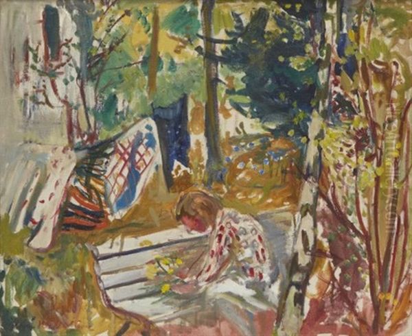 Var I Oil Painting by Eric C. Hallstroem