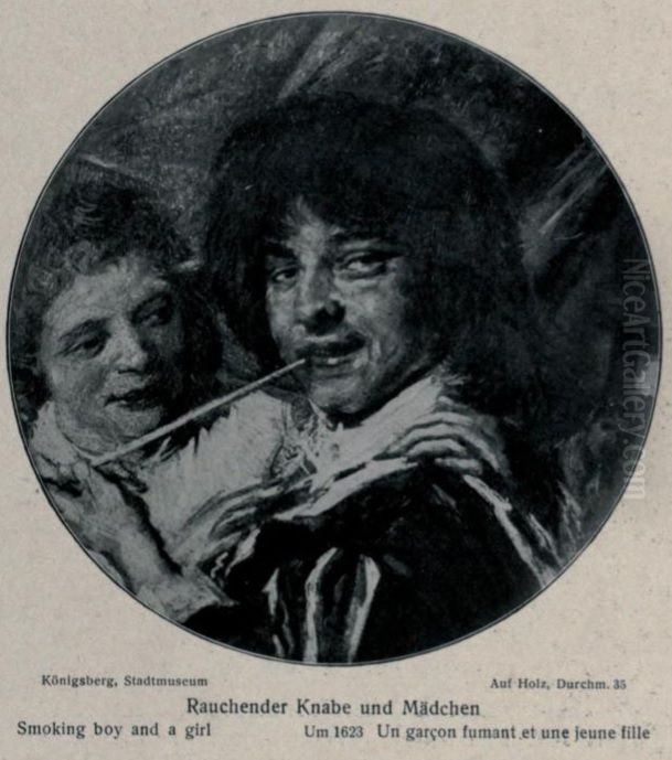 The Smoker Oil Painting by Frans Hals