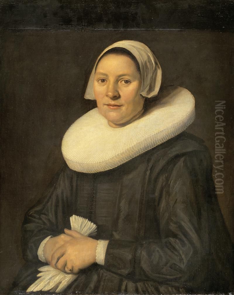 Portrait Of A Lady Oil Painting by Frans Hals