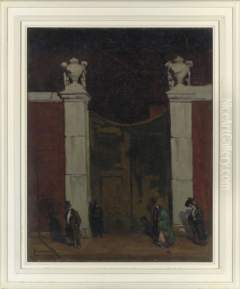 The Gates Of Devonshire House Oil Painting by Brake Baldwin