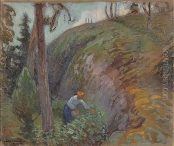 Landscape Oil Painting by Vaeinoe Haemaelaeinen