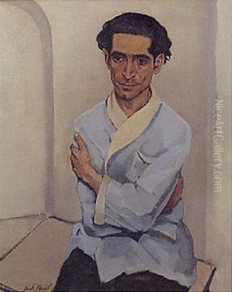 Portrait Of Amerigio Martinucci Oil Painting by Jacobus Gerardus Hamel