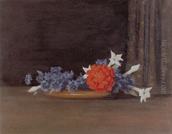 Still Life Oil Painting by Carl Hampel