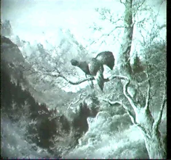 Jagdstuck. Oil Painting by Max Josef Haenger Sr.