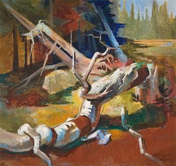 Rotvelt Oil Painting by Carl Von Hanno